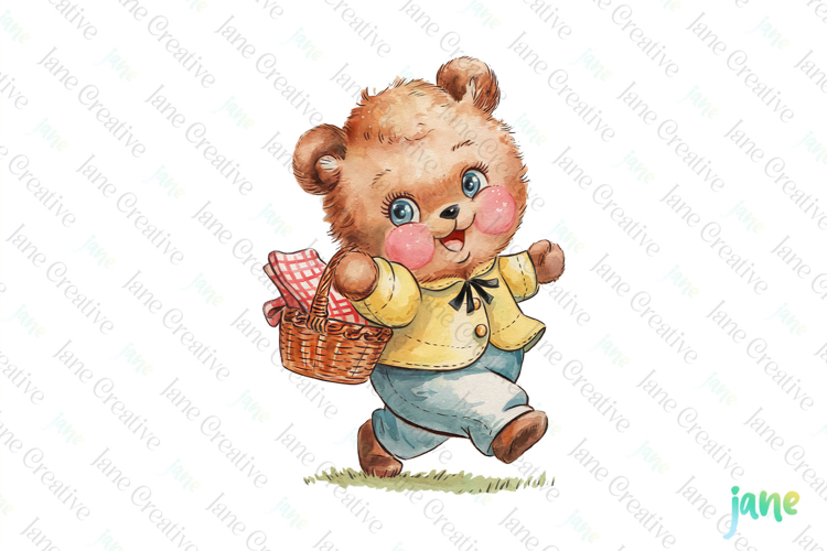 Bear Black And White Clipart Image 18