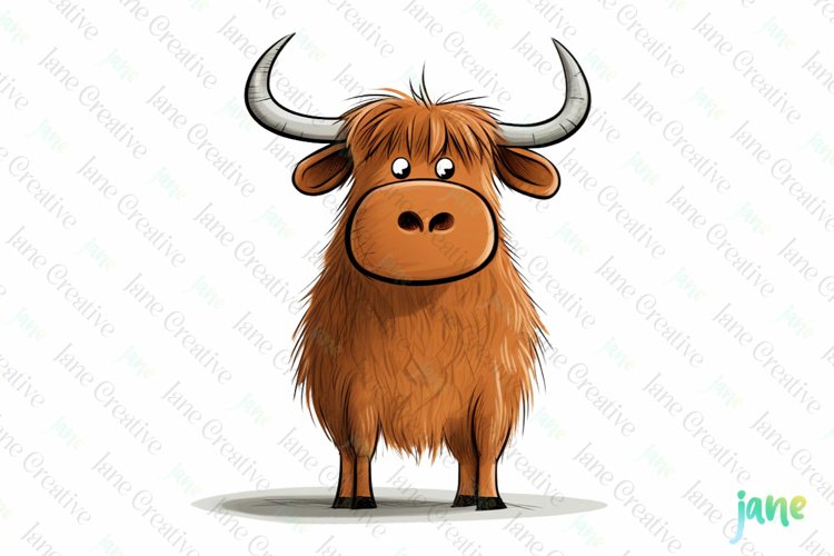 Animals Minimalist Cartoon Sublimation example image 1
