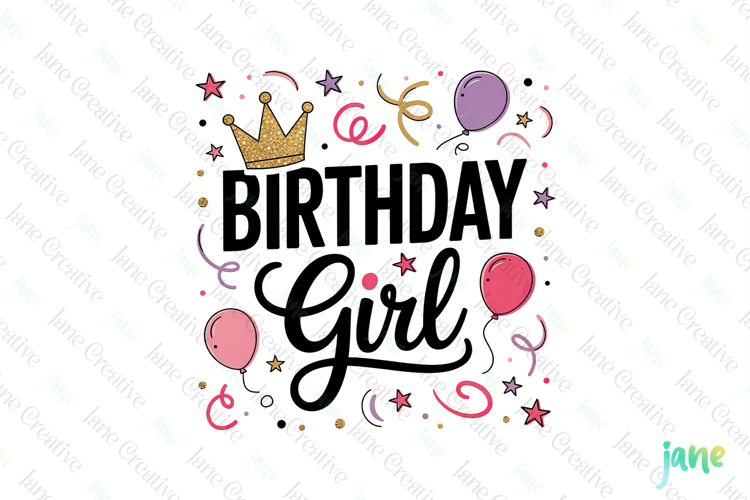 Birthday Girl Clipart Image 17
