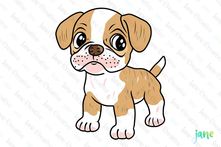Boxer Dog Clipart Image 6