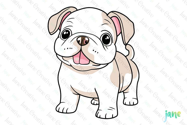 Bulldog Illustration Image 9