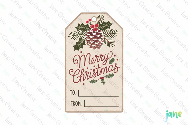 Gift Tag Clipart Image 4