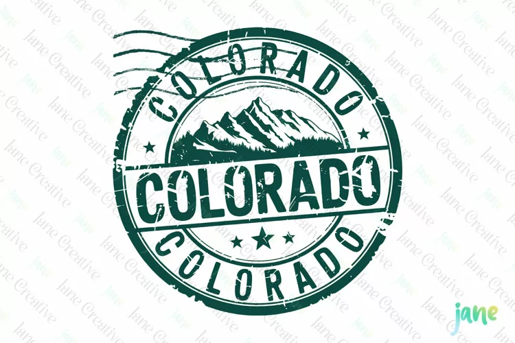 Vintage Colorado Stamp