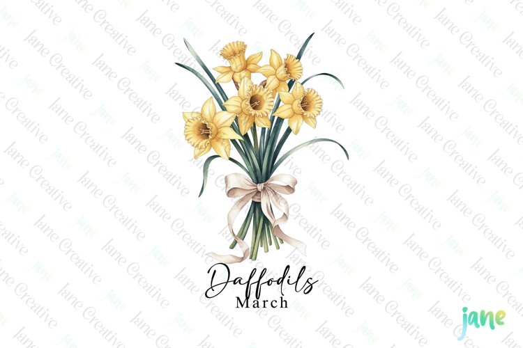 Daffodils Clipart Image 24
