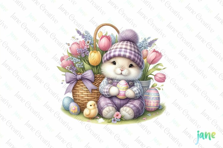 Easter Bunny Clipart Sublimation