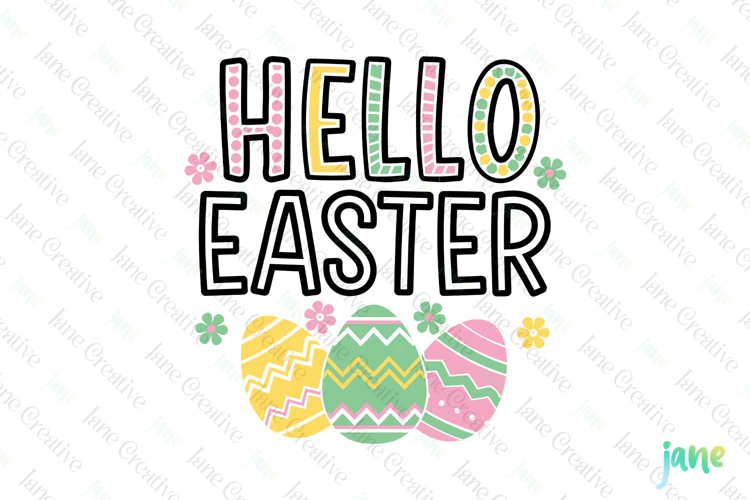 Hello Easter SVG