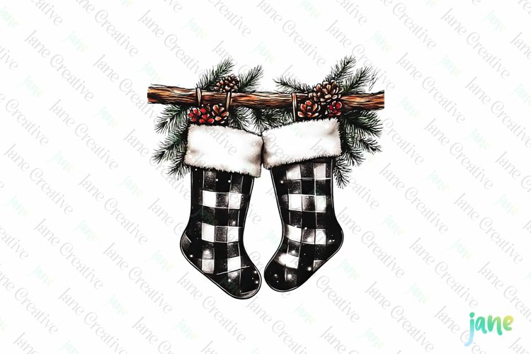 New Year Black And White Clipart Image 8