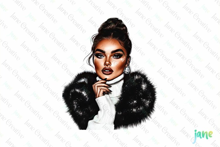 New Year Black And White Clipart Image 4
