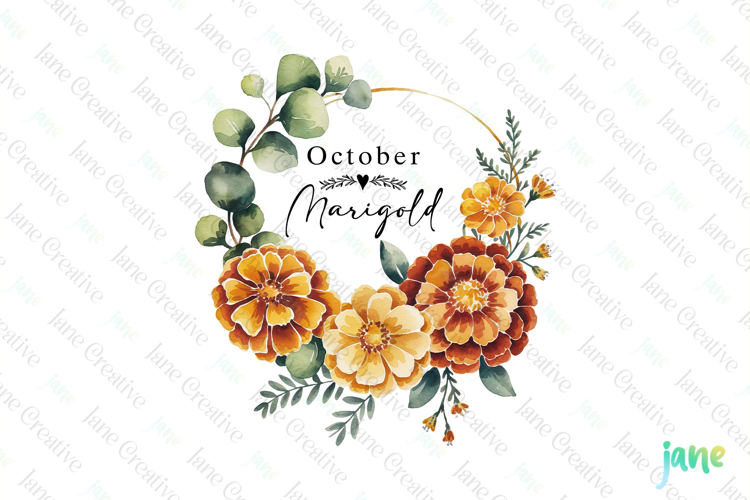 Marigold Clipart Image 23