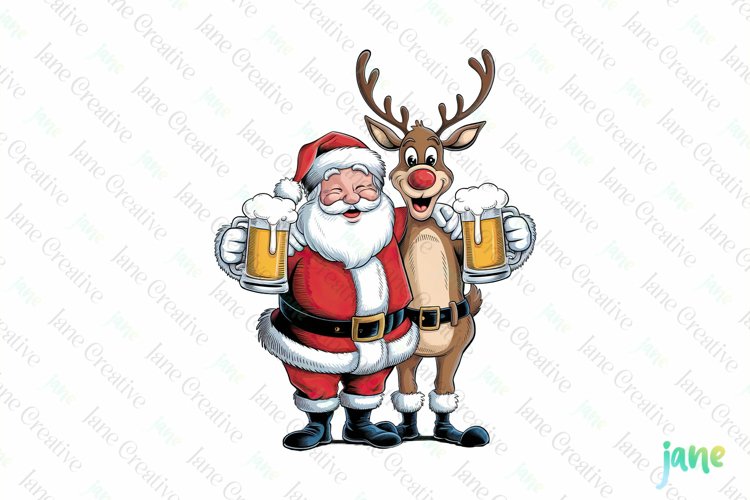 Cute Santa Clipart Image 15