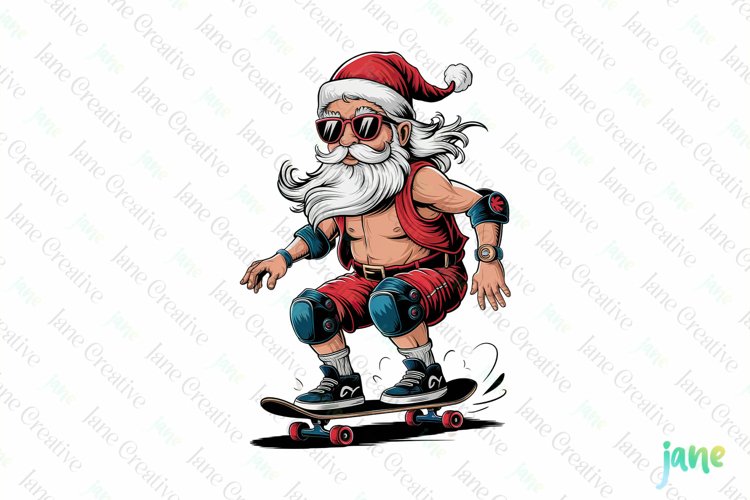 Cute Santa Clipart Image 13