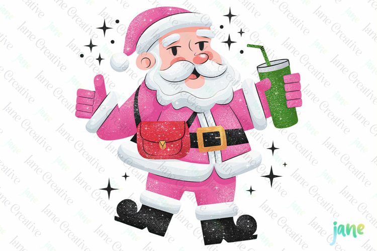Cute Santa Clipart Image 14