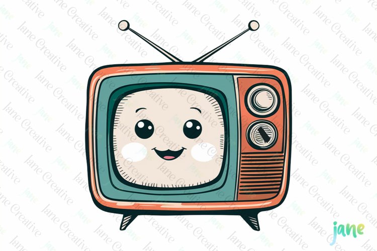 Retro Groovy Clipart Sublimation