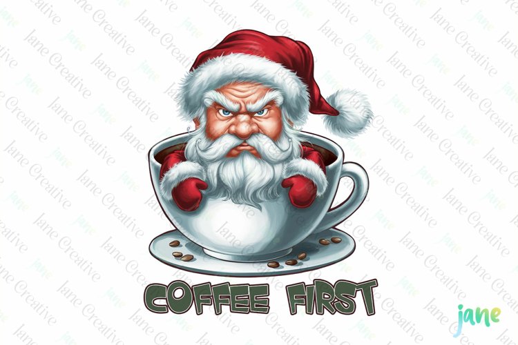 Cute Santa Clipart Image 23