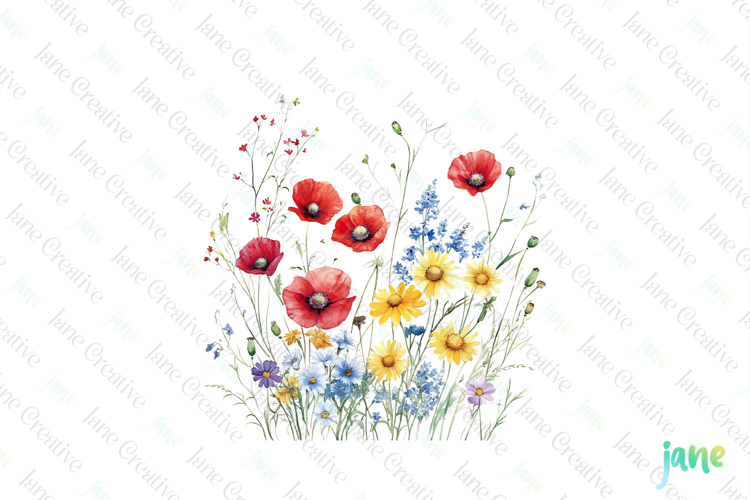 Spring Wildflower Clipart PNG
