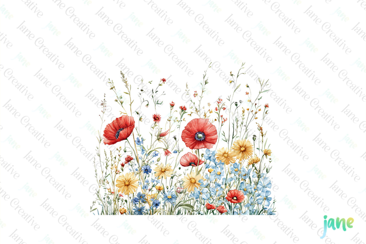 Spring Wildflower Clipart PNG