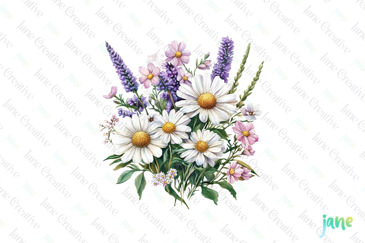 Spring Wildflower Clipart PNG