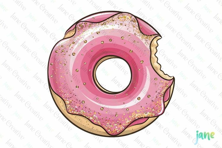 Tropical Clip Art Golden Glitter