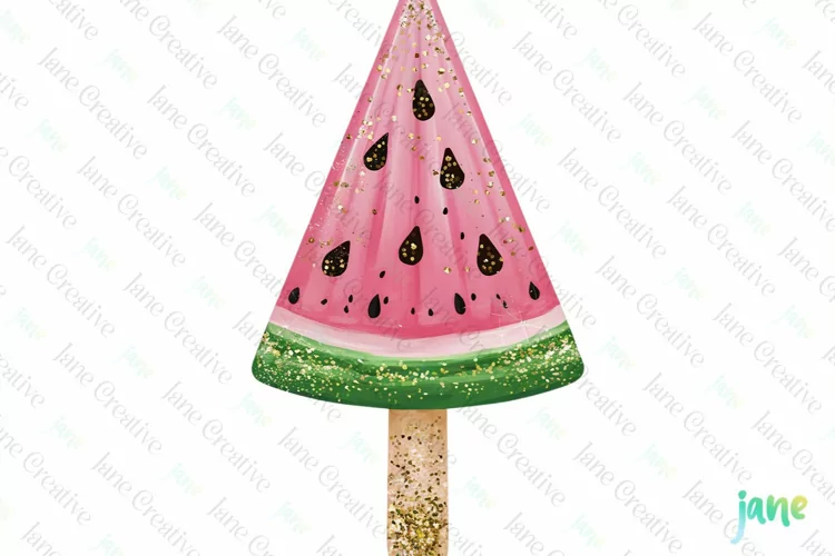 Tropical Clip Art Golden Glitter