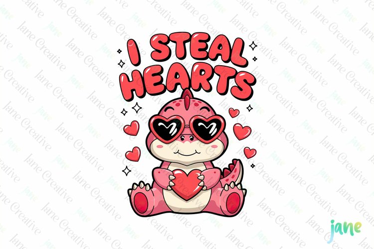I Steal Hearts Clipart PNG example image 1