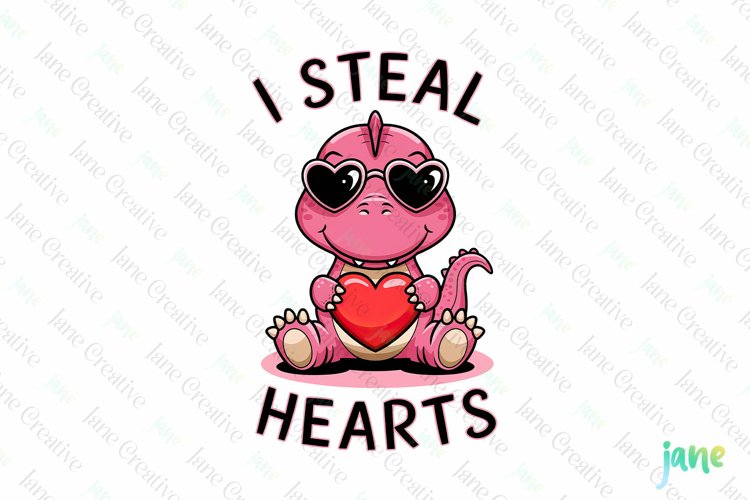 I Steal Hearts Clipart PNG example image 1