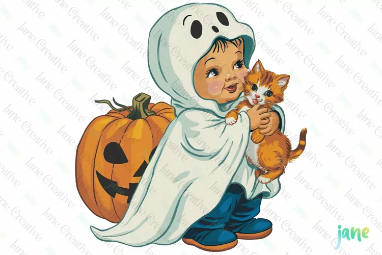 Vintage Old School Children Sublimation Png
