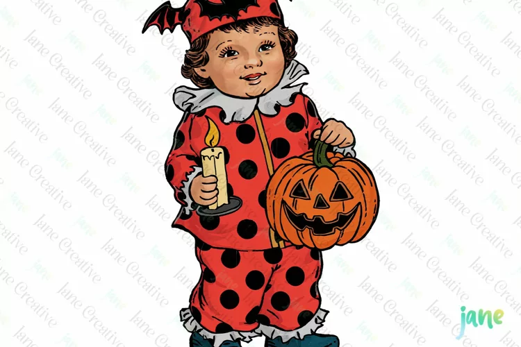 Vintage Old School Children Sublimation Png