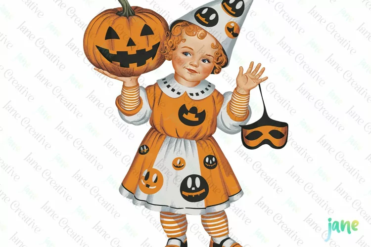 Vintage Old School Children Sublimation Png