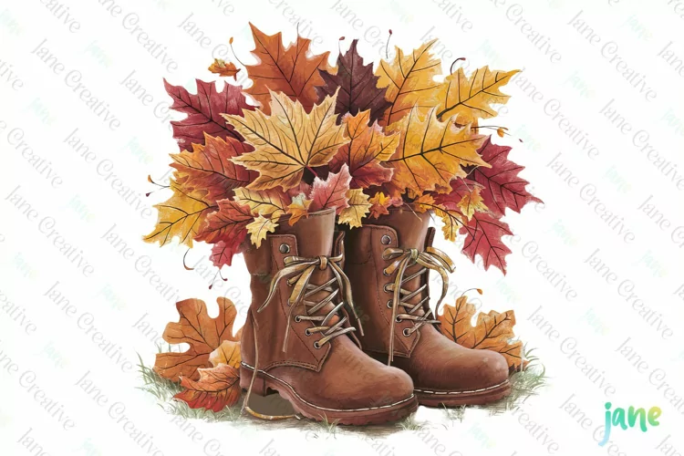 Watercolor Fall Clipart