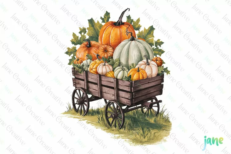 Watercolor Fall Clipart