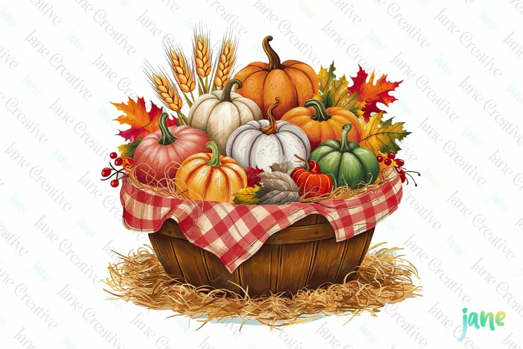 Watercolor Fall Clipart