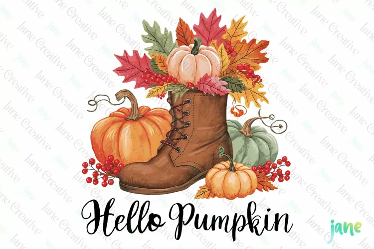 Watercolor Fall Clipart