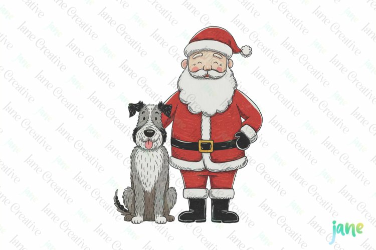 Cute Santa Clipart Image 3