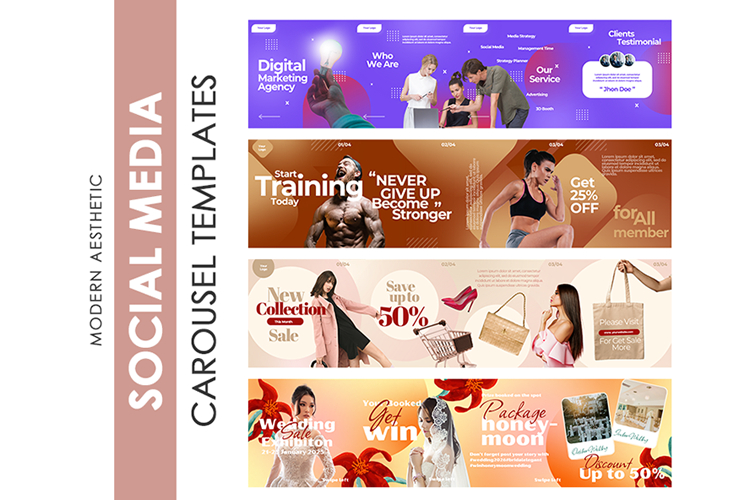 Instagram Carousel Canva Templates