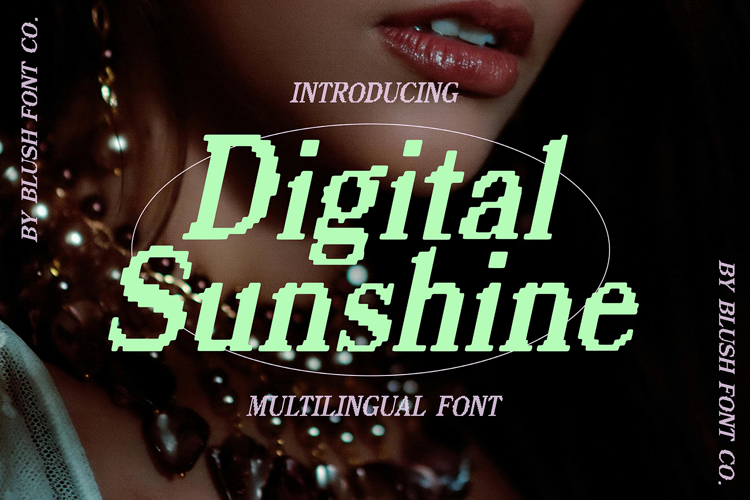 DIGITAL SUNSHINE Pixel Serif Font