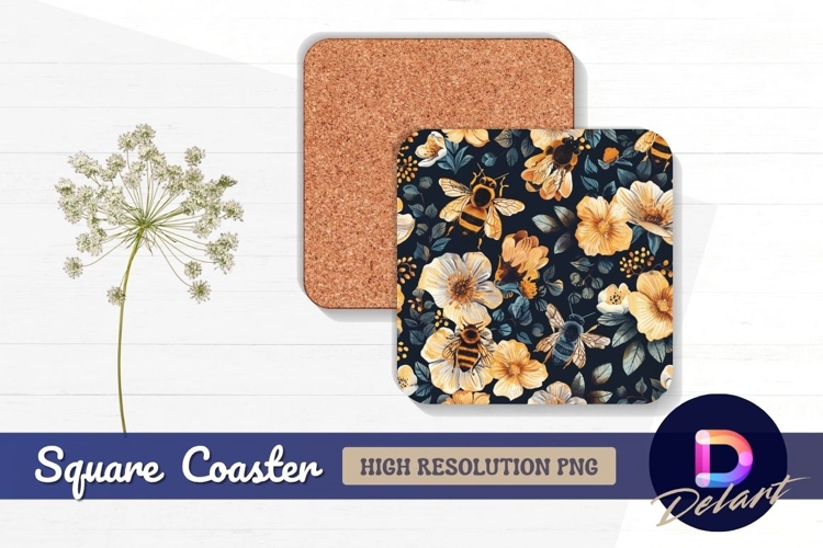 Flower With Bee Clipart Image 10