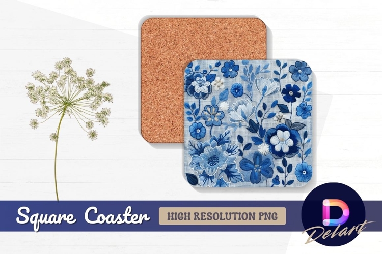 Blue Flowers Clipart Image 24
