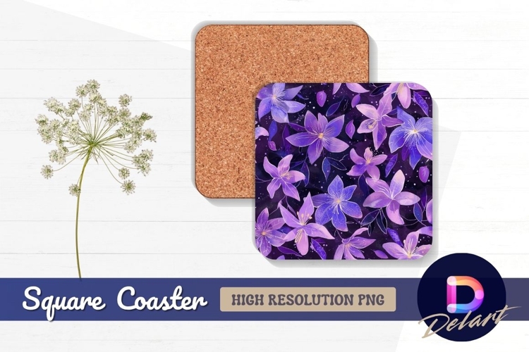 Purple Flowers Clipart Image 15