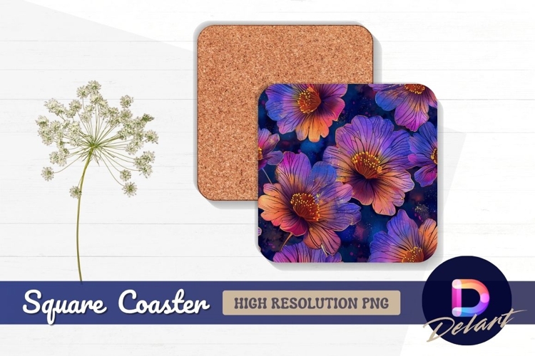 Purple Flower Clipart Image 24