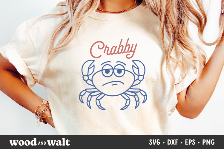 Crabby SVG | Funny Summer PNG | Return To Beach Design