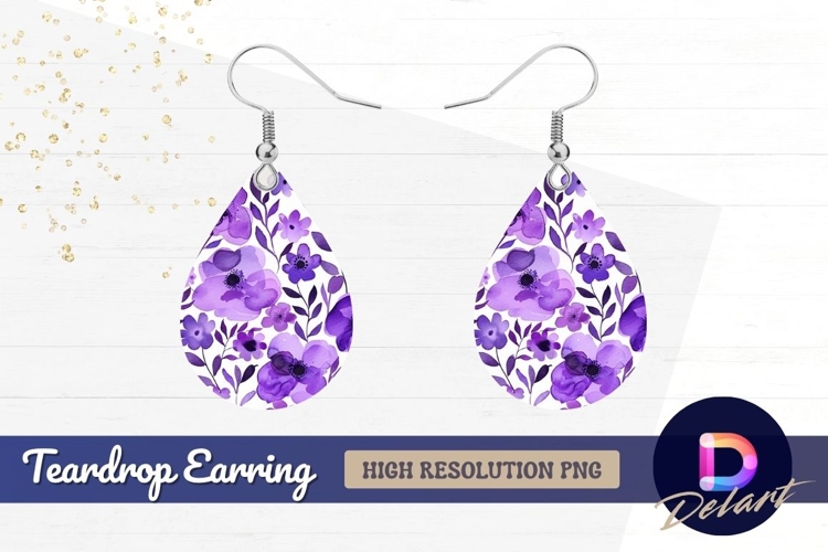 Purple Flower Clipart Image 3