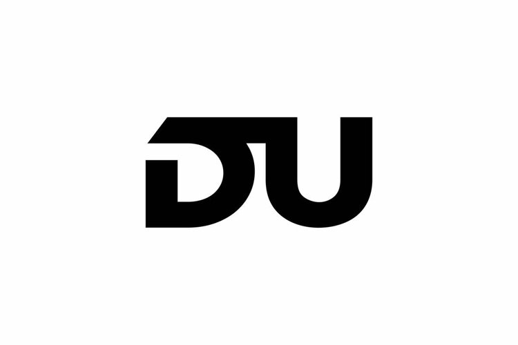 DU logo design vector template example image 1