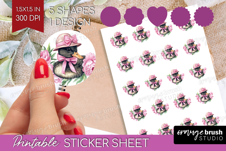 Cute Duck Clipart Image 17