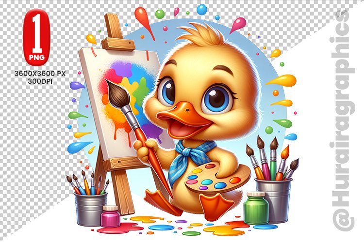 Cute Duck Clipart Image 2