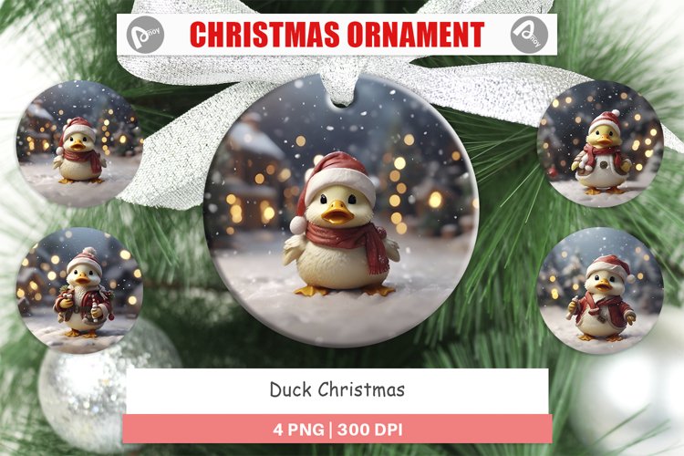 Christmas Ornaments Duck Christmas