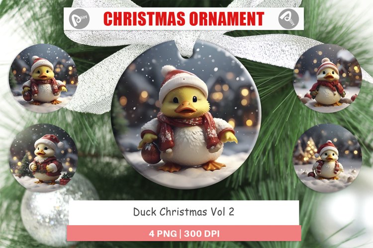 Christmas Ornaments Duck Christmas