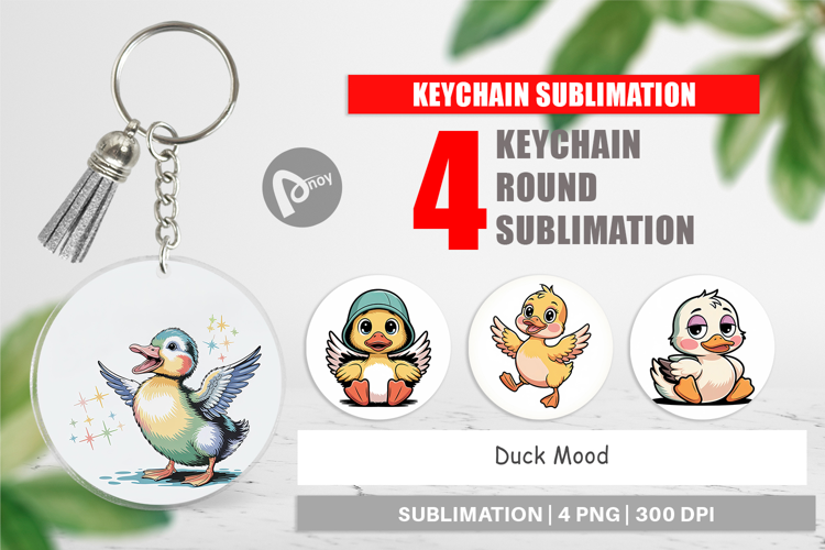 Keychain Duck Mood