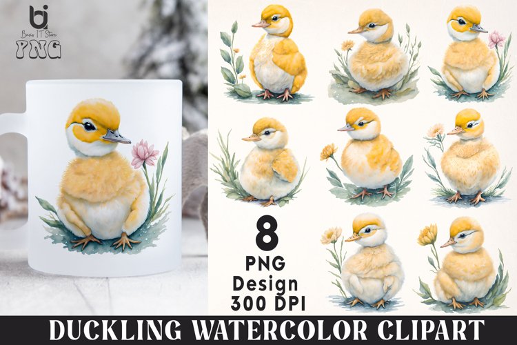 Cute Duck Clipart Image 4