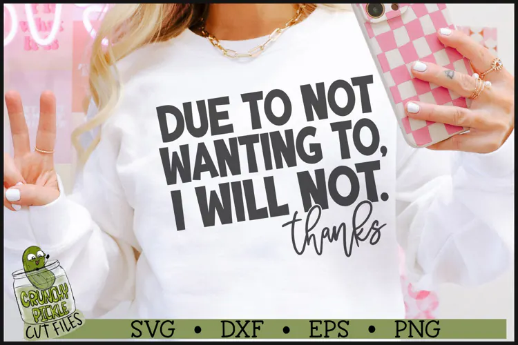 Due To Not Wanting To SVG