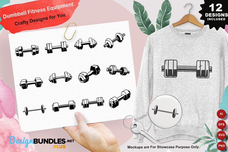 Dumbbell Clipart Image 17